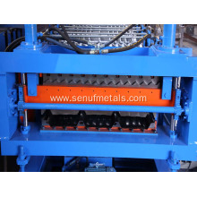 Double layer roof automatic tile roll forming machine